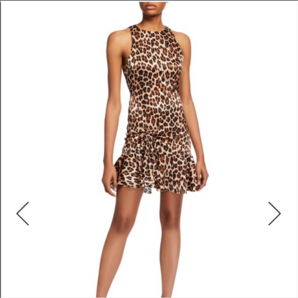 Leopard Mini Dress by Caroline Constas